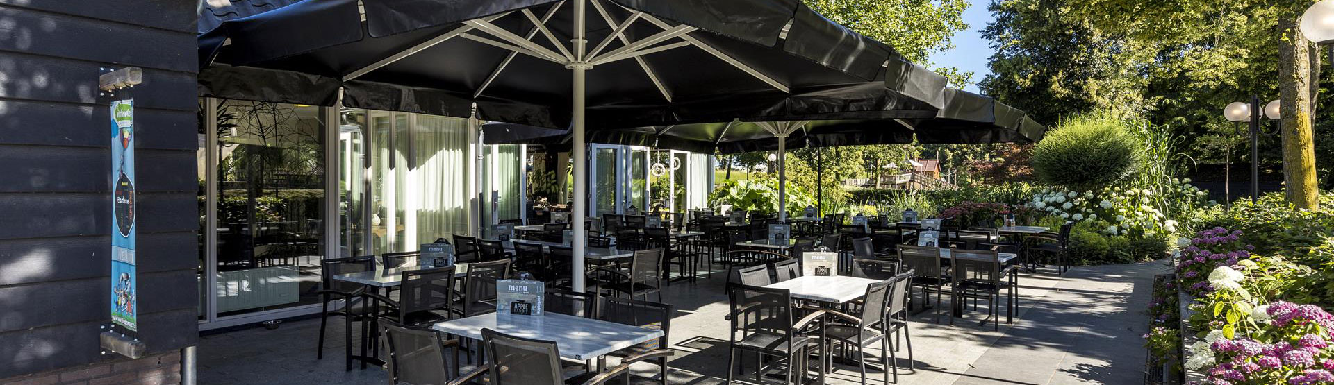 Onze terrassen waar u welkom bent voor een lunch, diner, high tea of kopje koffie! 