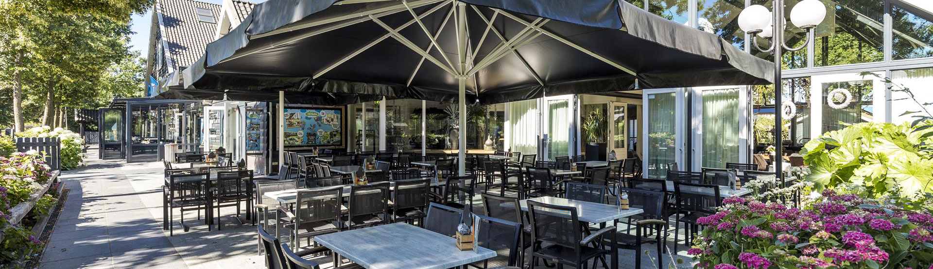 Genieten op een van onze mooie terrassen